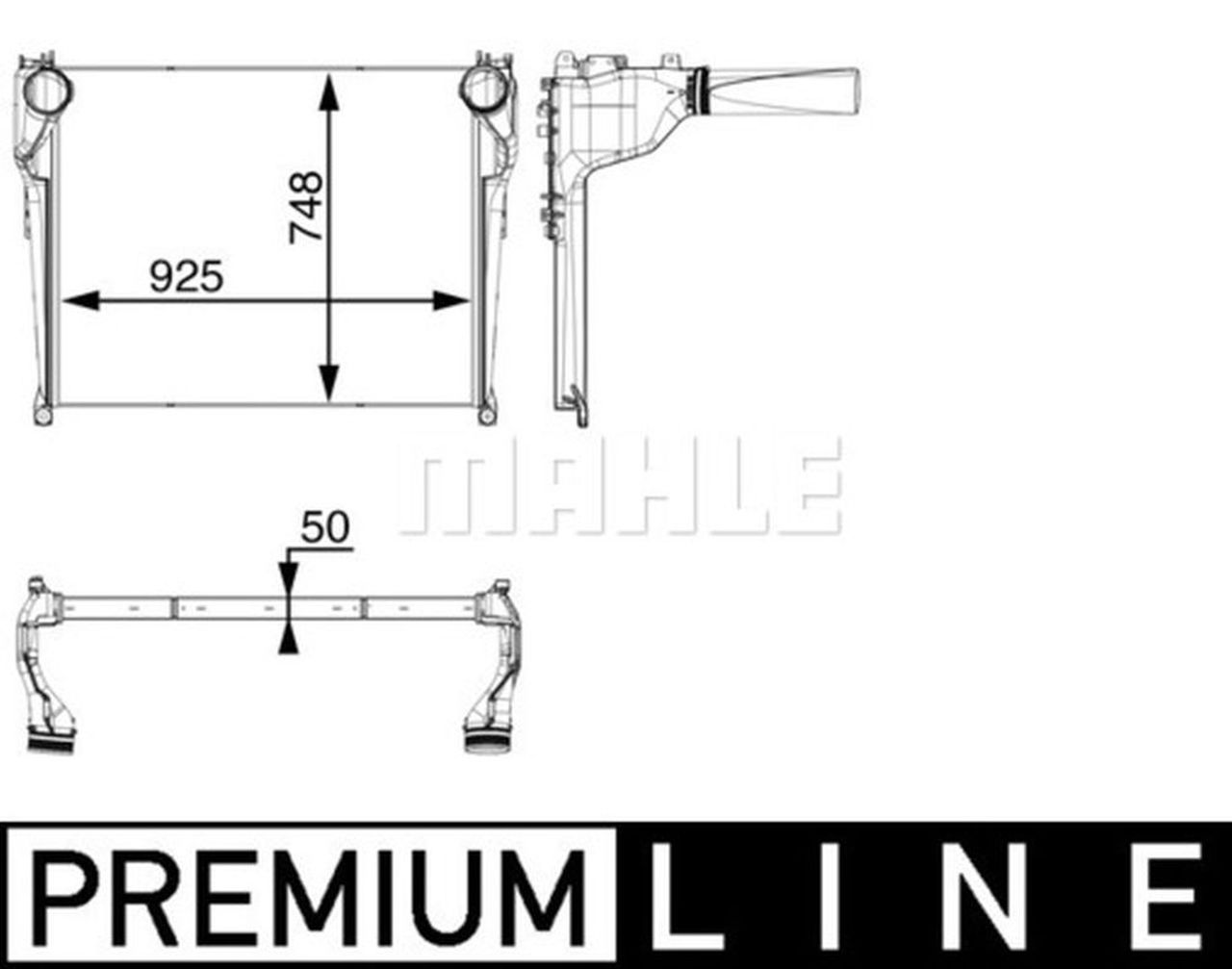 MAHLE Truck/Bus Charge air cooler CI34000P