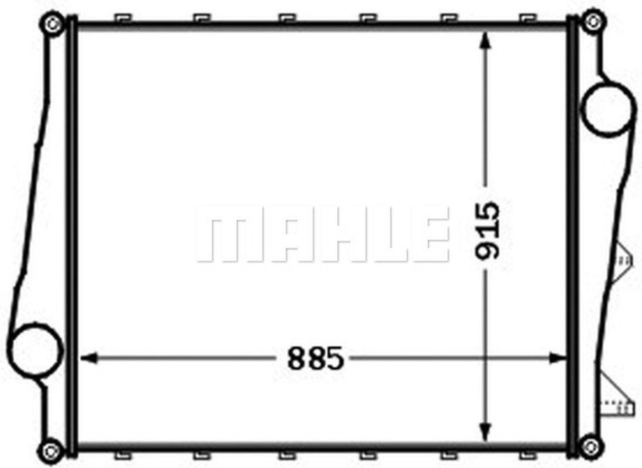 MAHLE Truck/Bus Charge air cooler CI354000P