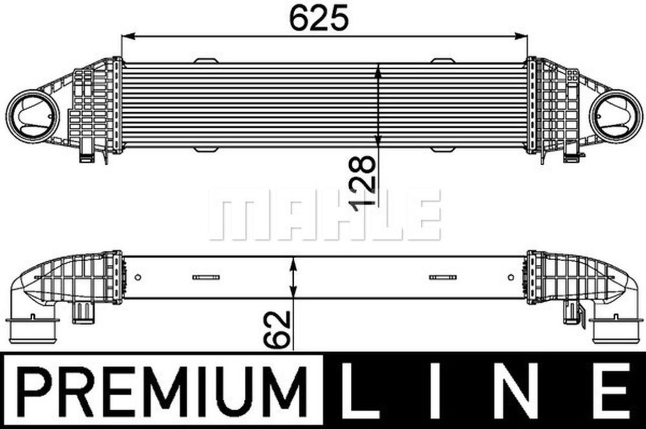 MAHLE PC Charge air cooler CI358000P