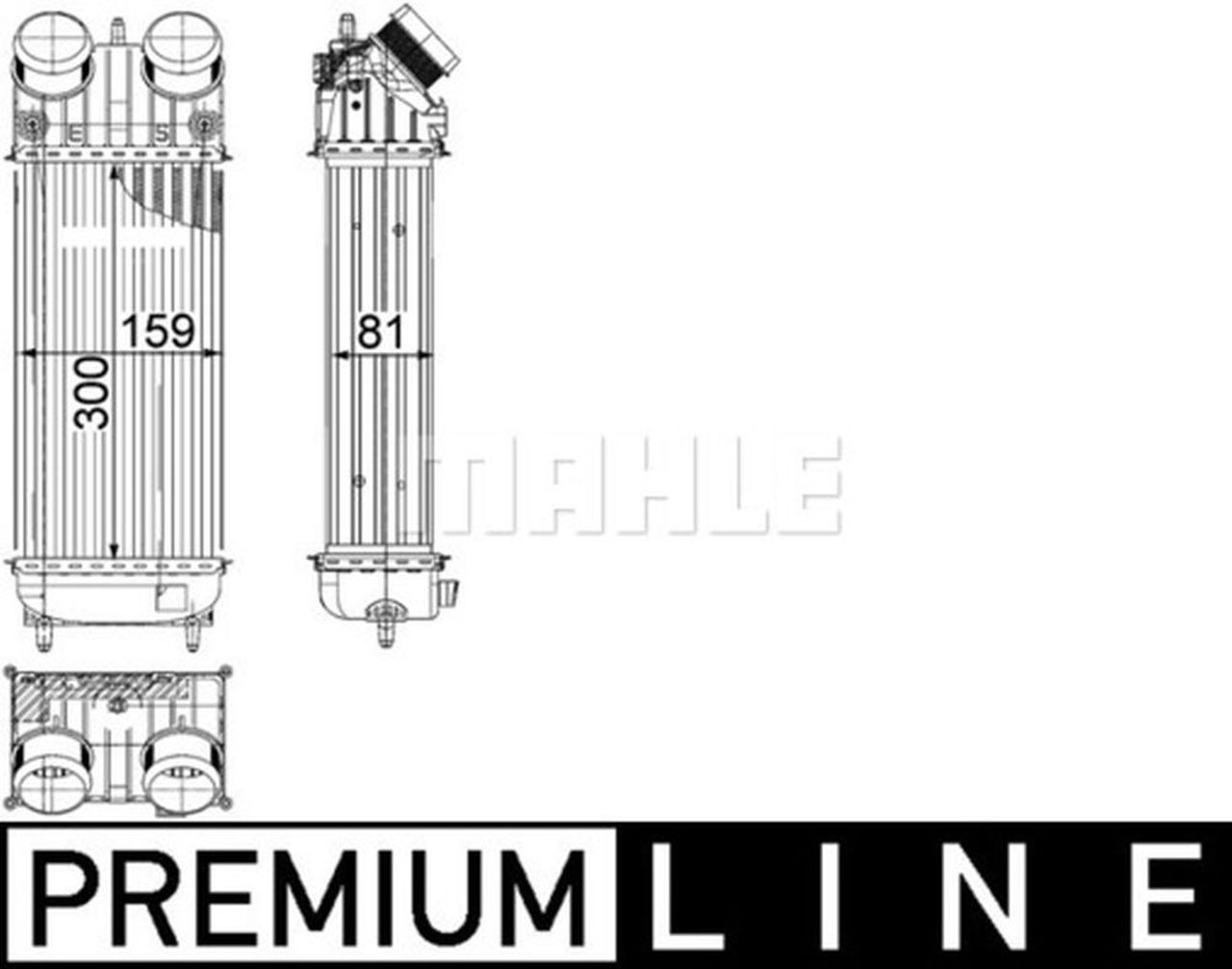 MAHLE PC Charge air cooler CI418000P