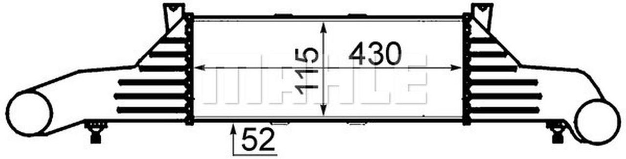 MAHLE PC Charge air cooler CI47000S