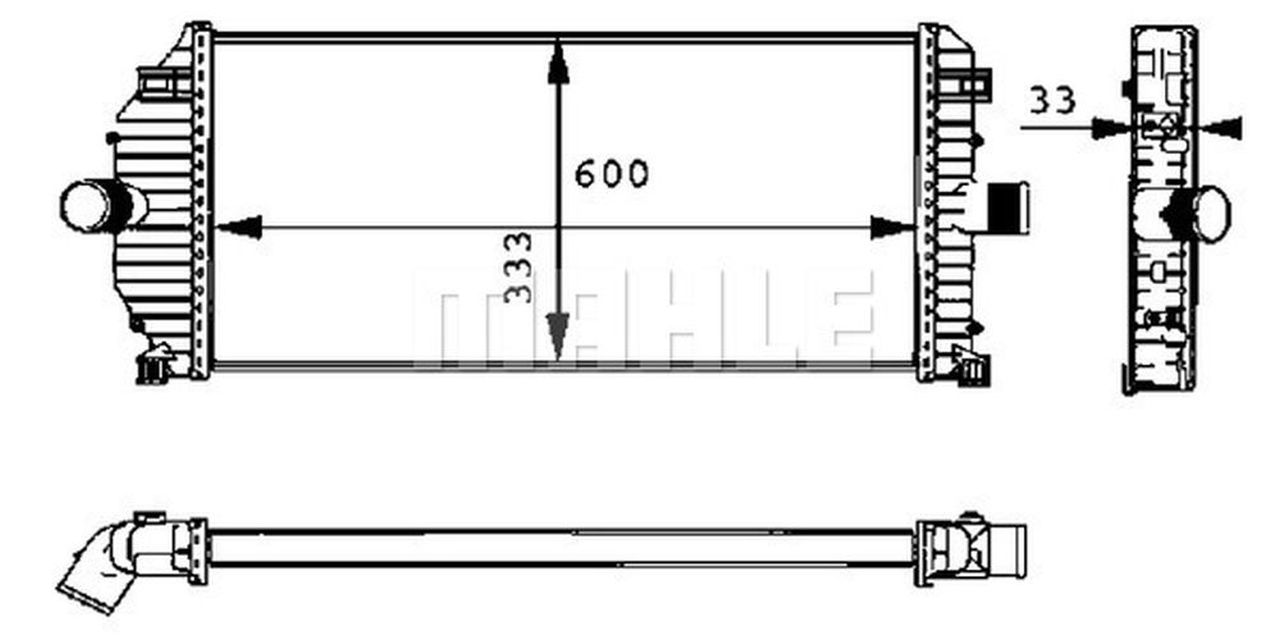 MAHLE PC Charge air cooler CI50000P