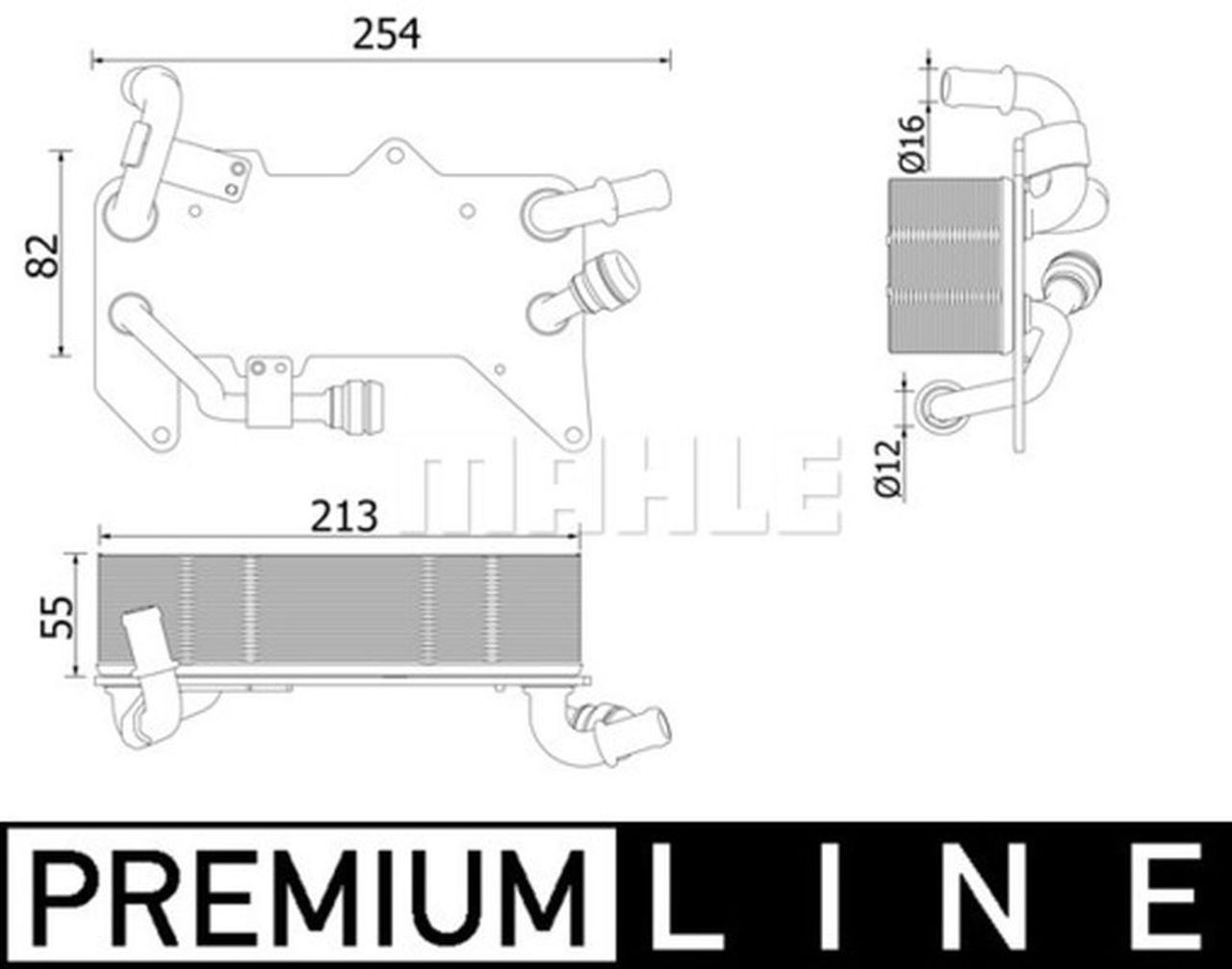 MAHLE PC Oil cooler CLC139000P