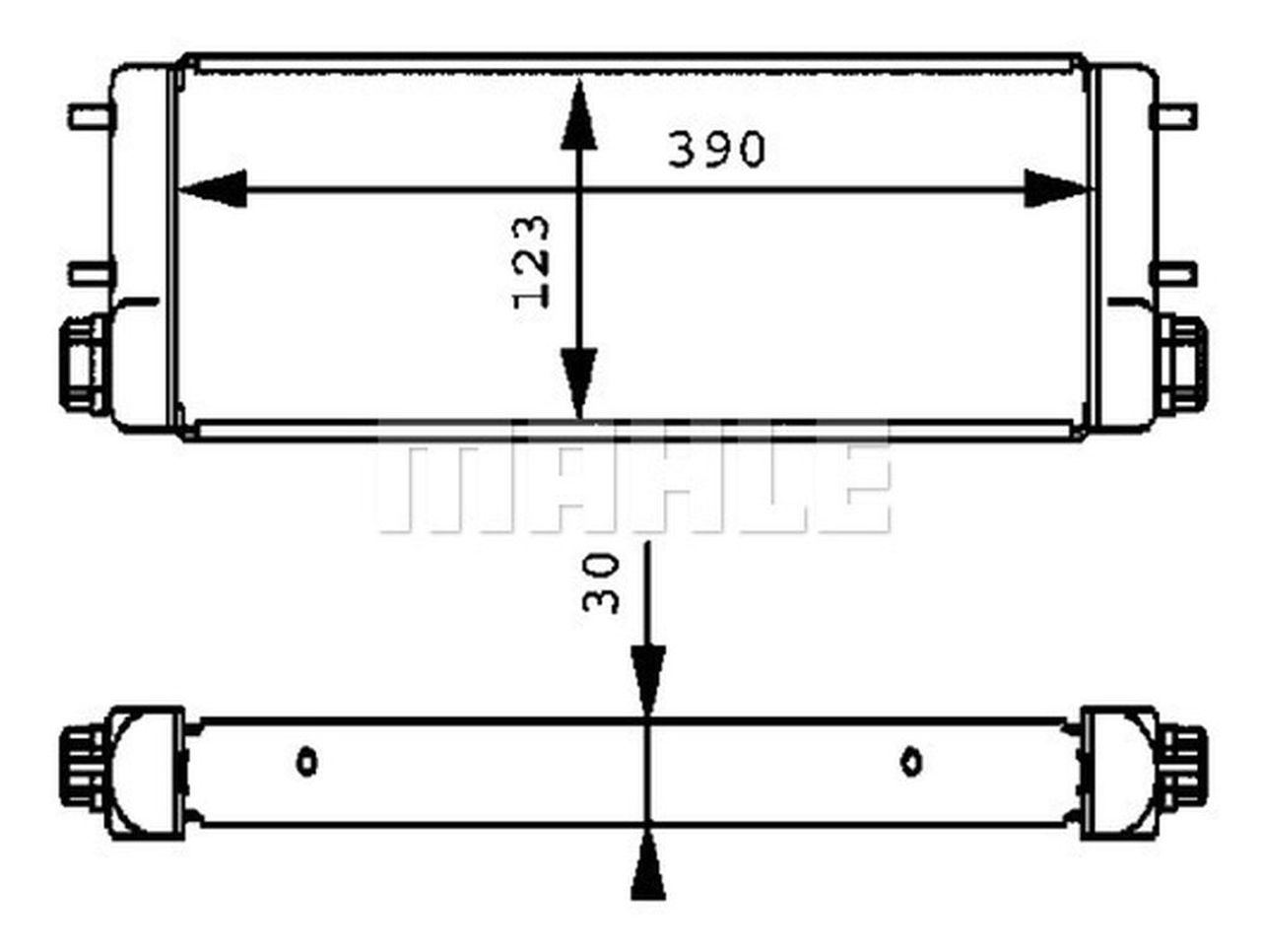 MAHLE PC Oil cooler CLC169001P