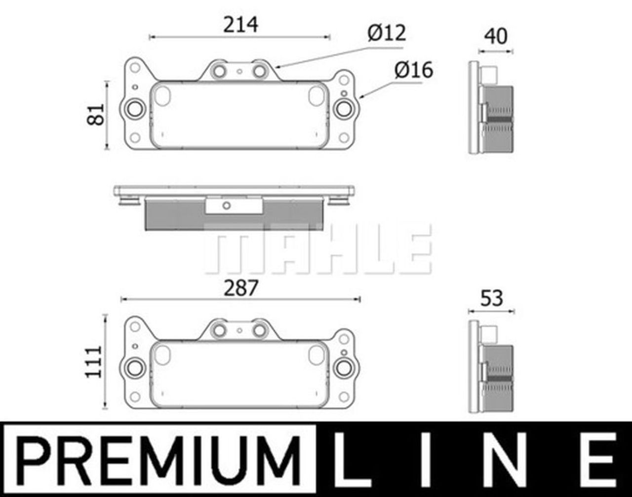 MAHLE Truck/Bus Oil cooler CLC222000P
