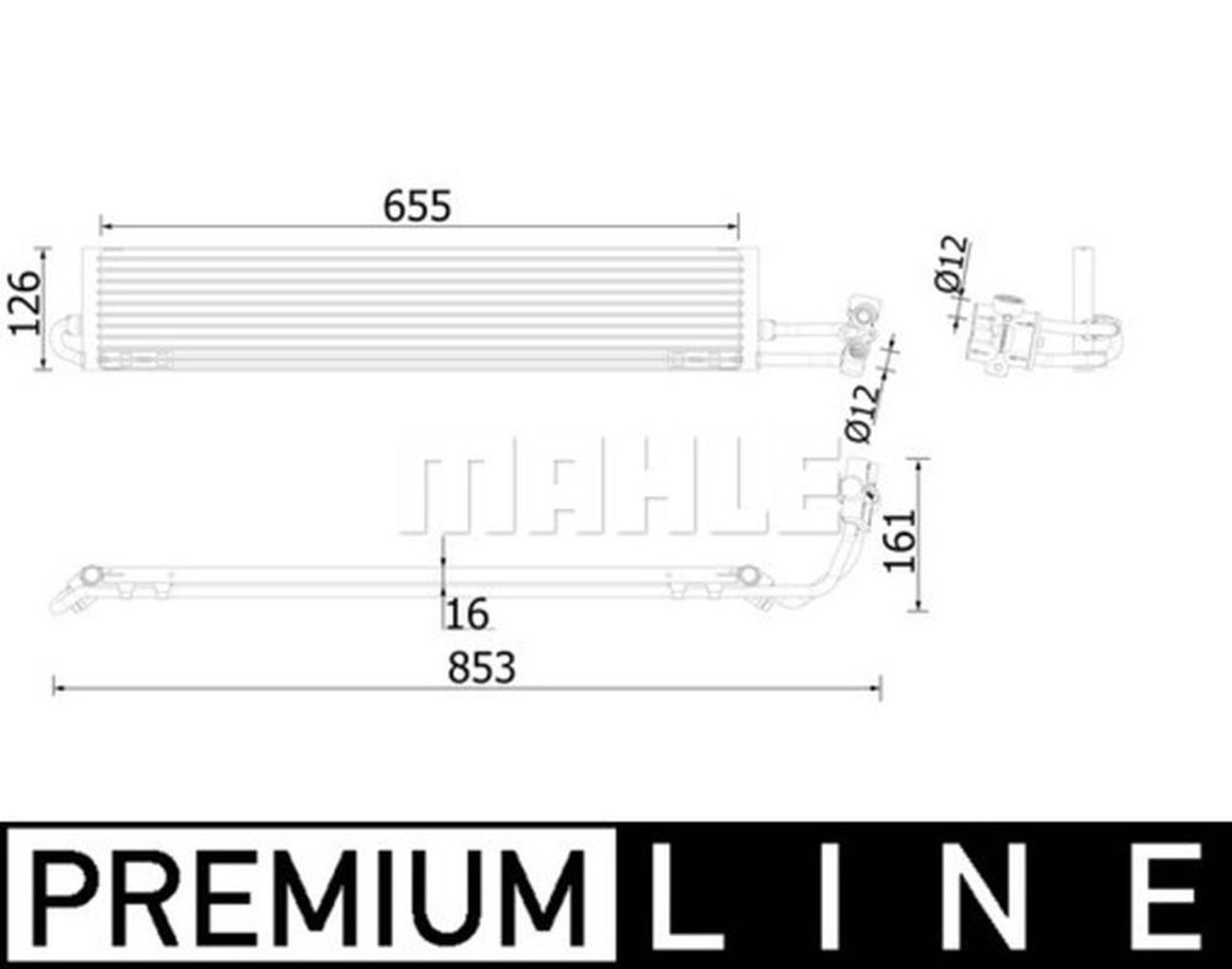 MAHLE Premium Line Oil cooler CLC234000P