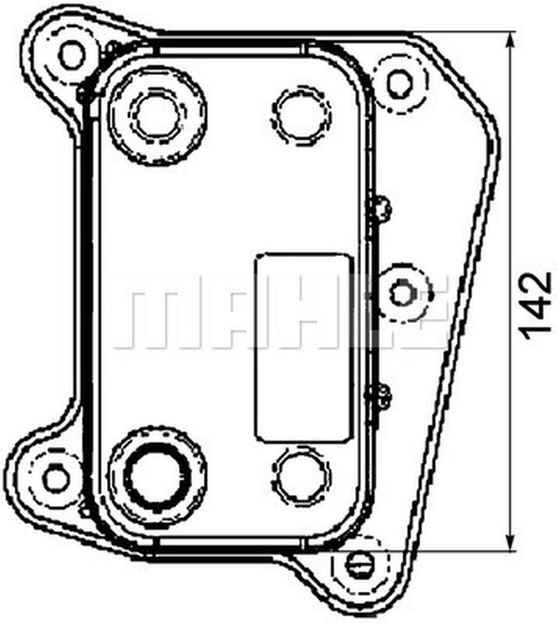 MAHLE PC Oil cooler CLC38000P