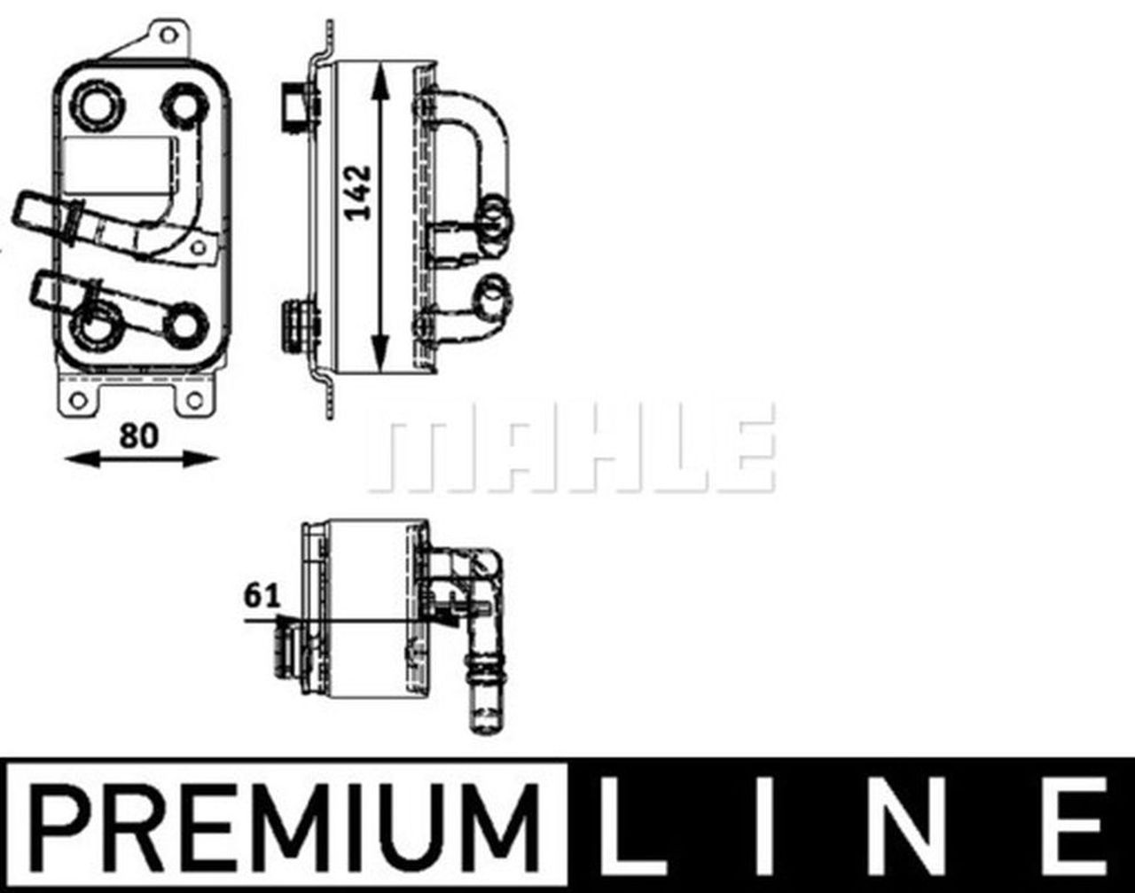 MAHLE PC Oil cooler CLC43000P