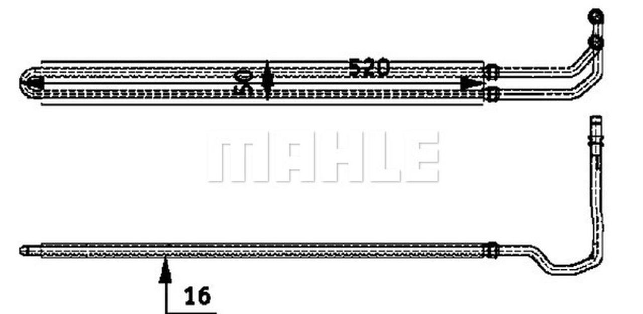 MAHLE PC Oil cooler CLC53000P