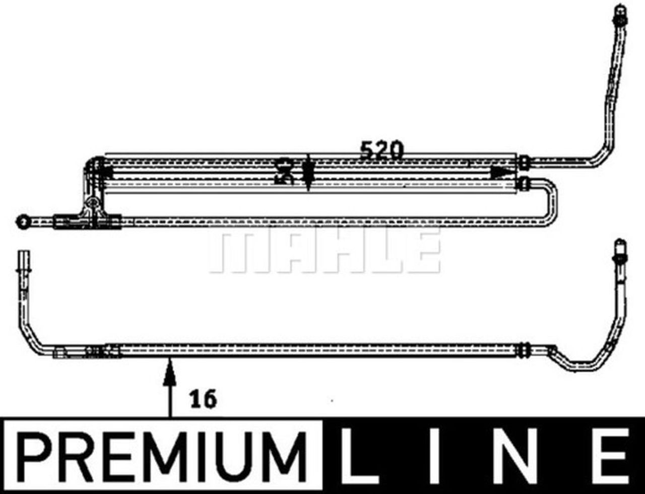 MAHLE PC Oil cooler CLC54000P