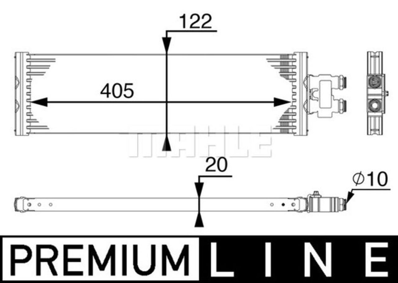 MAHLE PC Oil cooler CLC64000P
