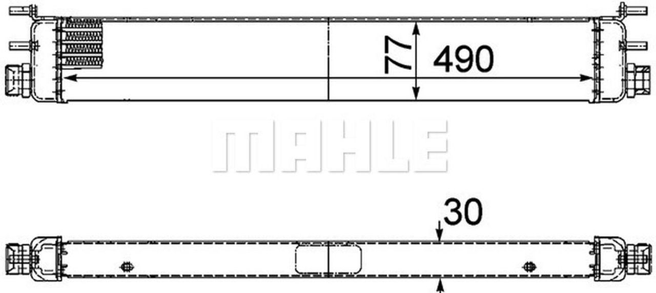 MAHLE PC Oil cooler CLC68000P
