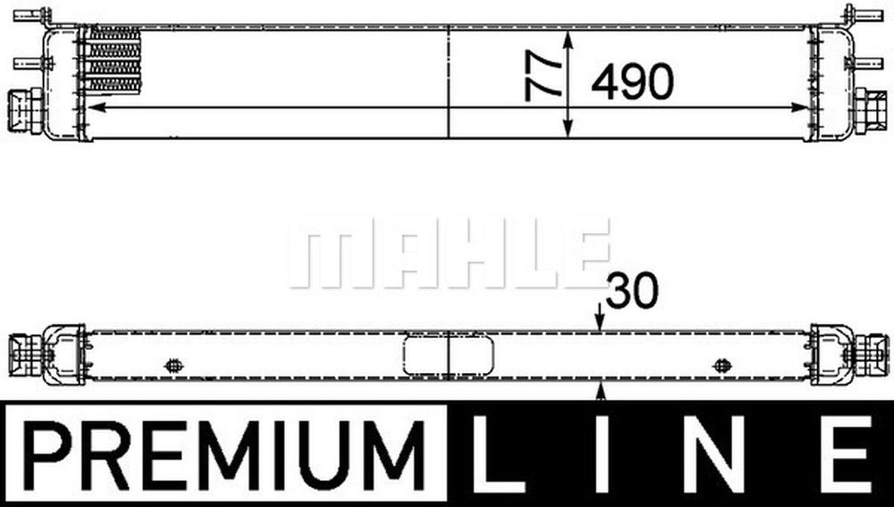 MAHLE PC Oil cooler CLC68000P