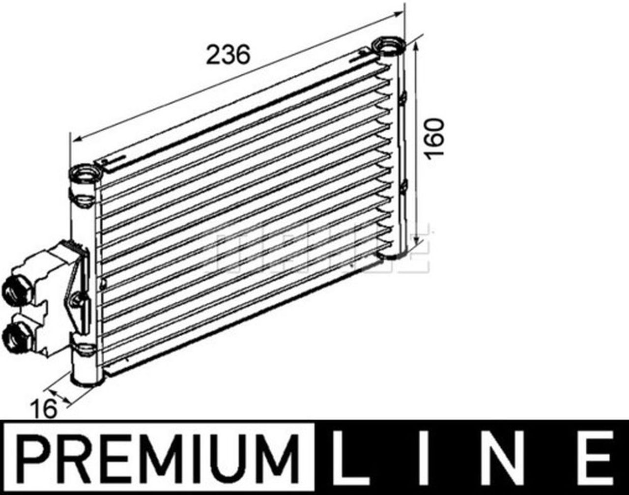MAHLE PC Oil cooler CLC74000P