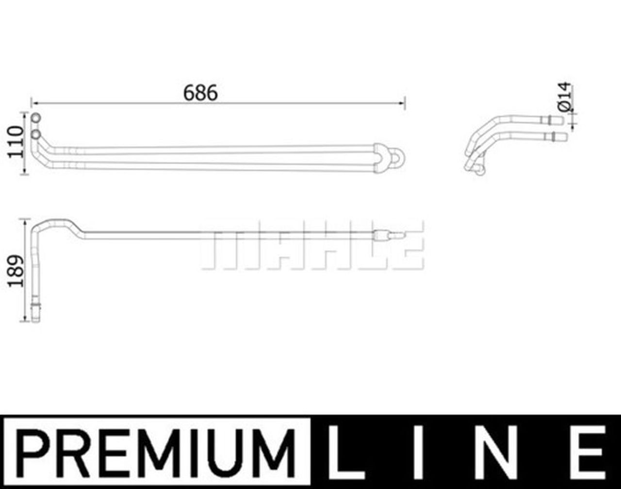 MAHLE PC Oil cooler CLC95000P