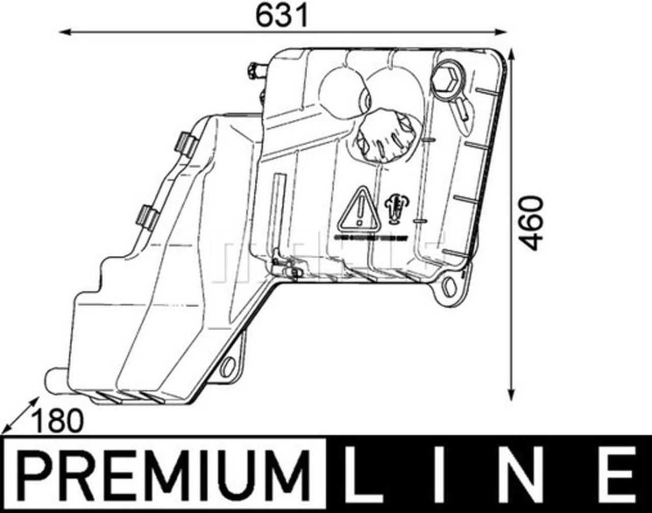 MAHLE Truck/Bus Expansion tank CRT103000P