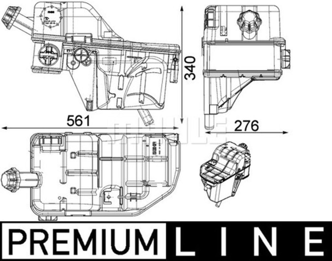 MAHLE Truck/Bus Expansion tank CRT134000P