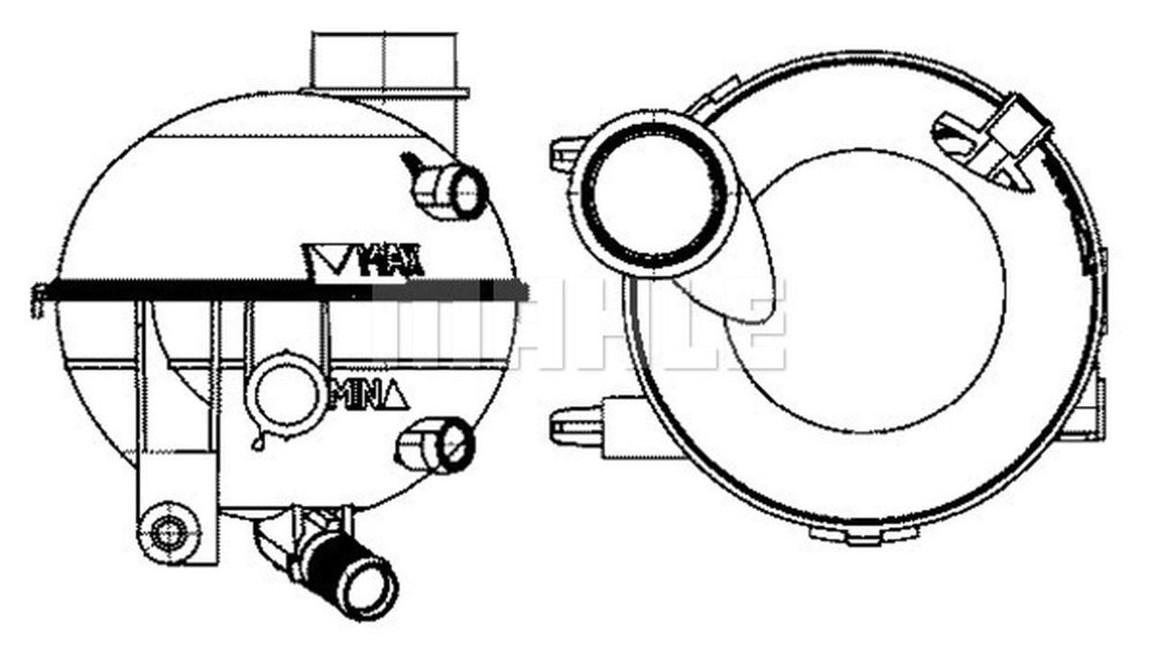 MAHLE PC Expansion tank CRT18000S