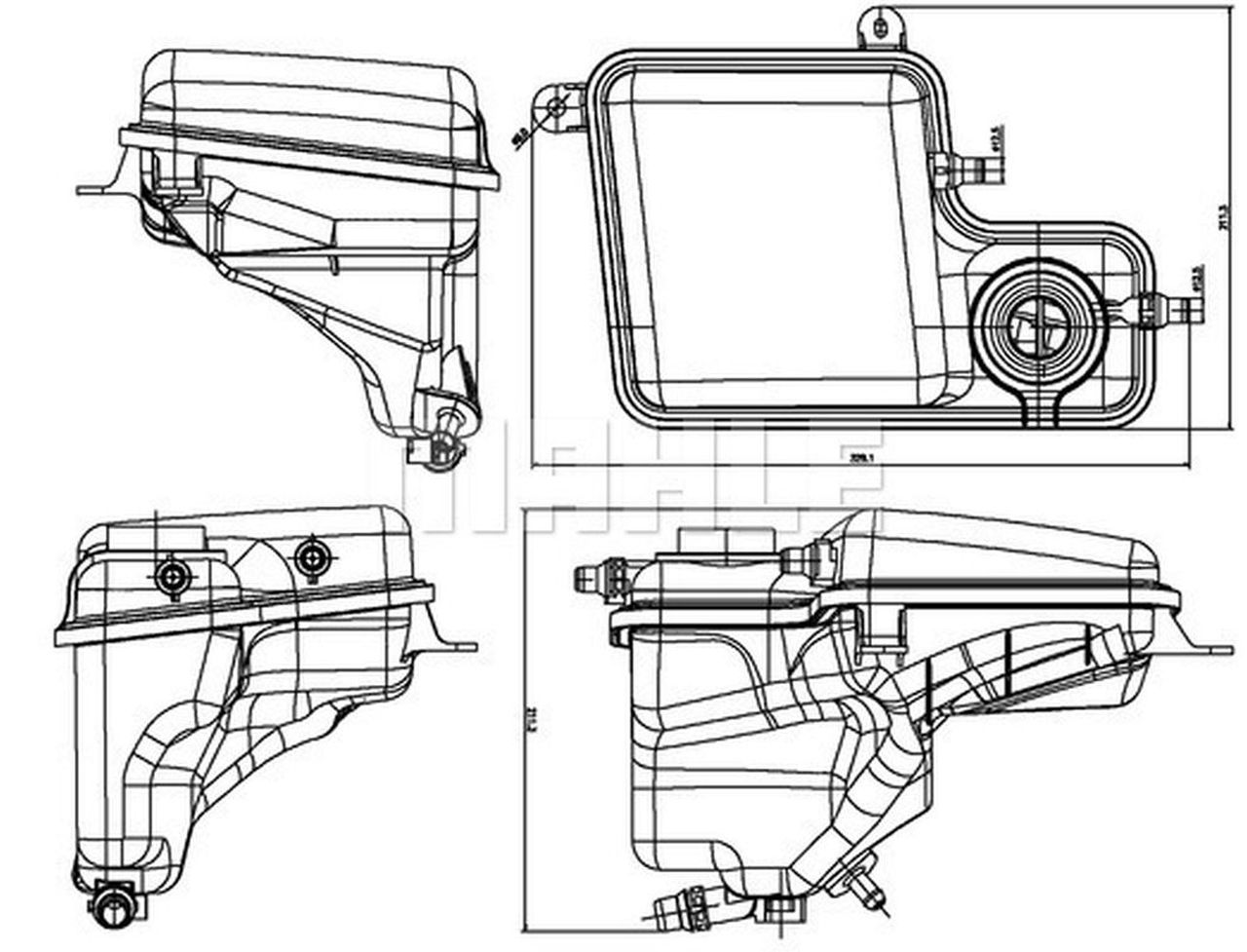 MAHLE PC Expansion tank CRT203000S