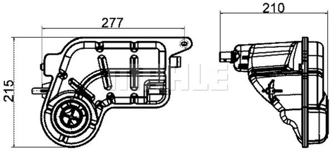 MAHLE PC Expansion tank CRT20000S