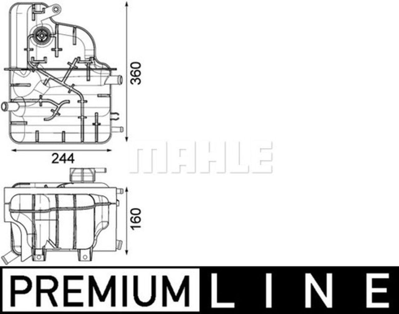 MAHLE OHW Expansion tank CRT225000P