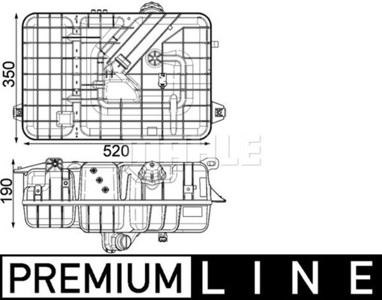 MAHLE Truck/Bus Expansion tank CRT234000P