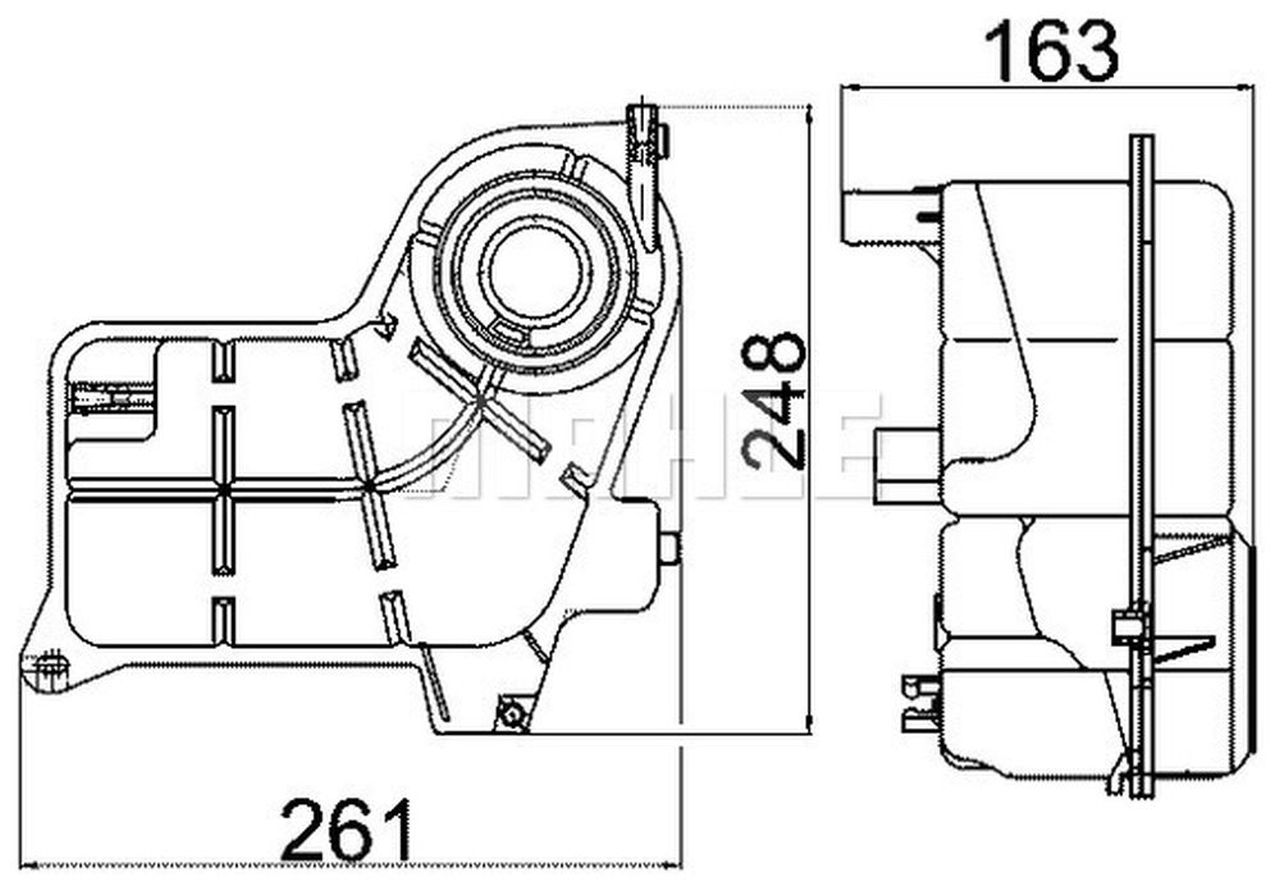 MAHLE PC Expansion tank CRT24000S
