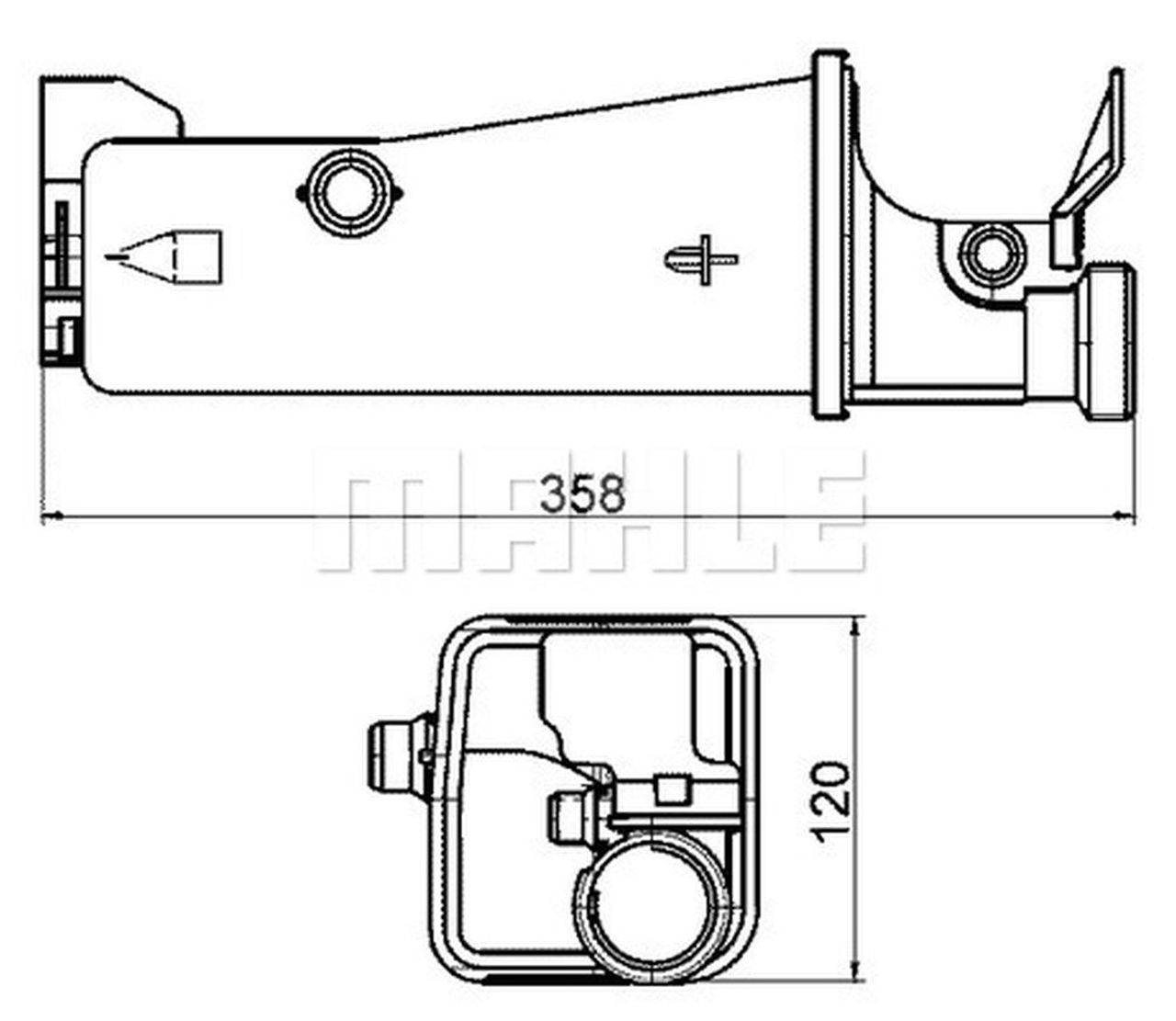 MAHLE PC Expansion tank CRT2000S