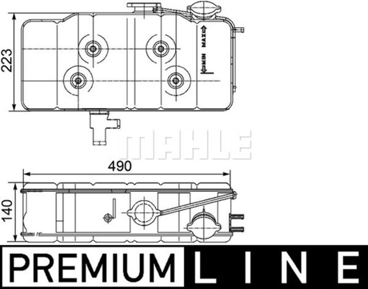 MAHLE Truck/Bus Expansion tank CRT39000P