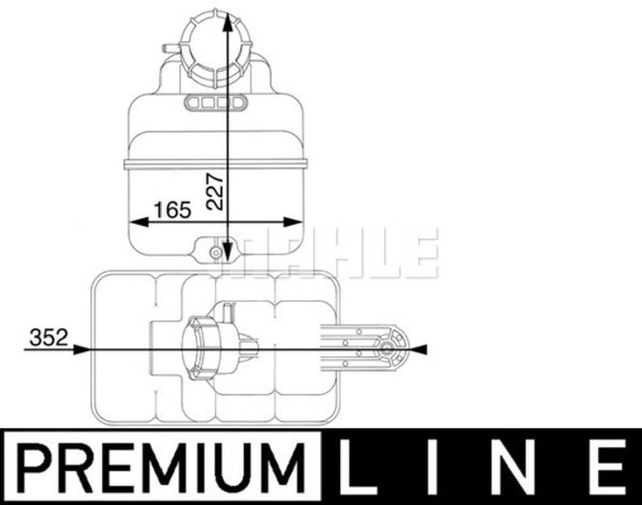 MAHLE Truck/Bus Expansion tank CRT43000P