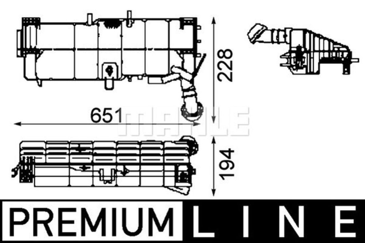 MAHLE Truck/Bus Expansion tank CRT49000P