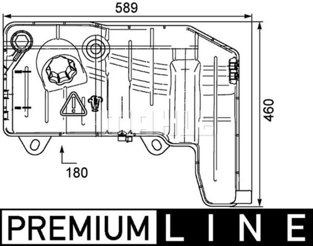 MAHLE Truck/Bus Expansion tank CRT55000P