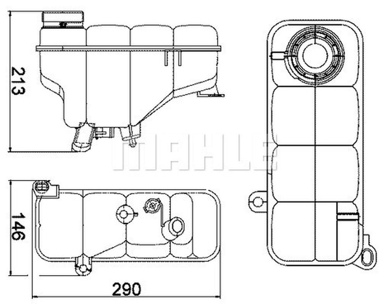 MAHLE PC Expansion tank CRT5000S