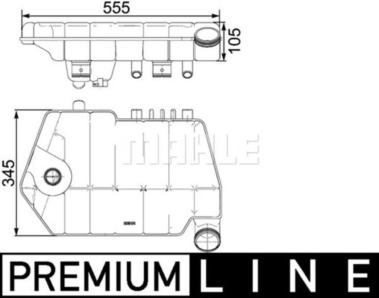 MAHLE Truck/Bus Expansion tank CRT66000P