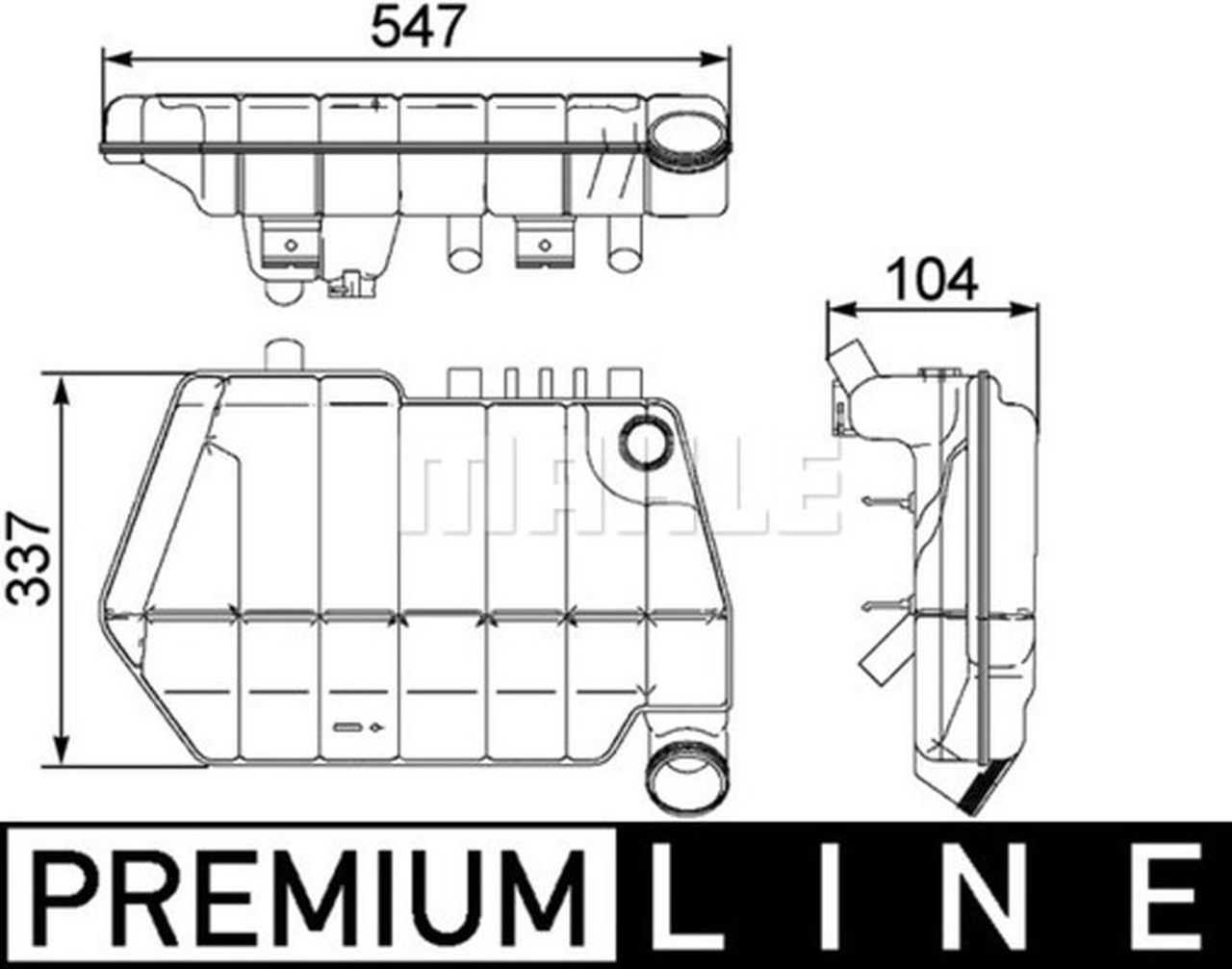 MAHLE Truck/Bus Expansion tank CRT67000P