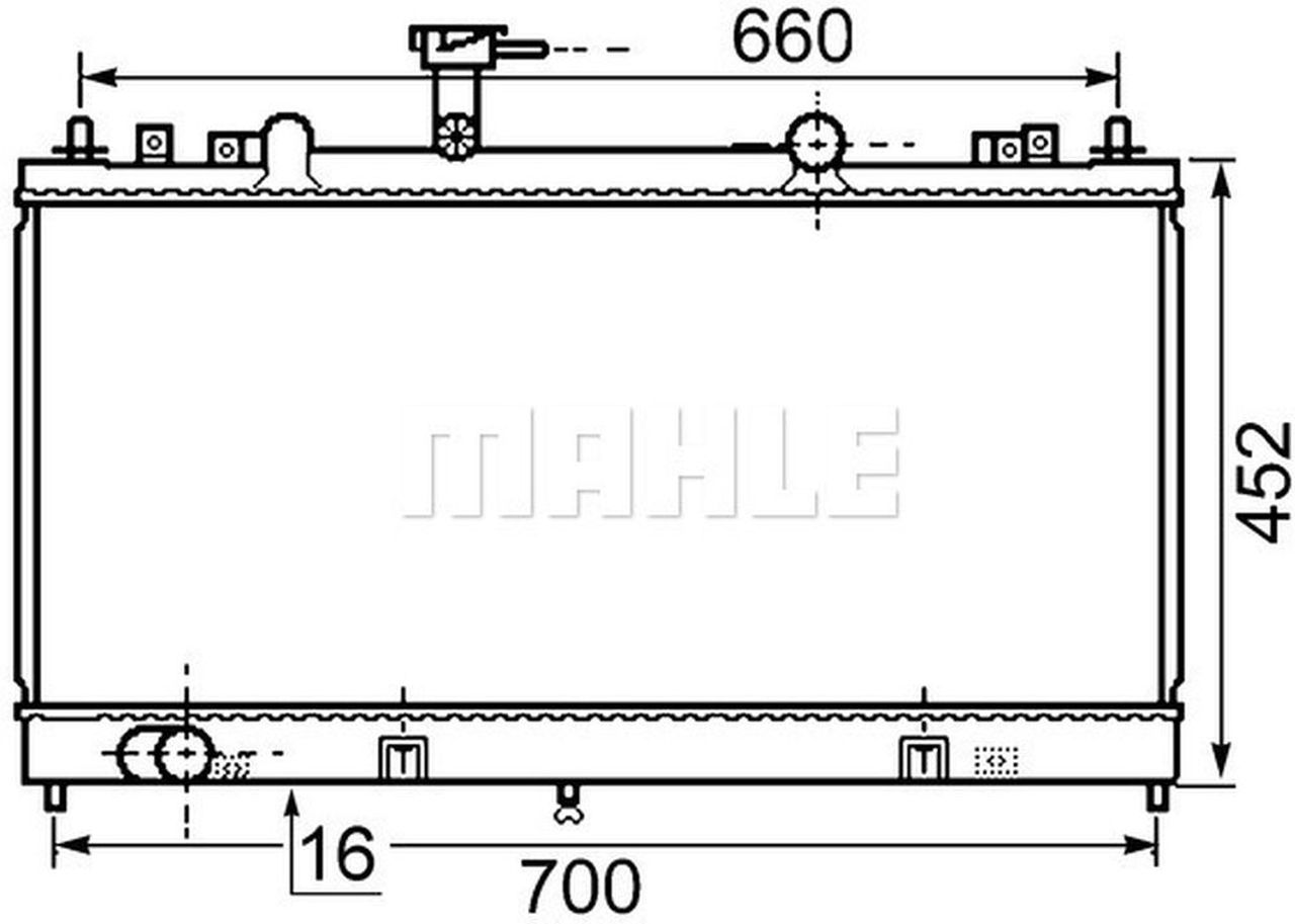 MAHLE PC Radiator CR1021000S