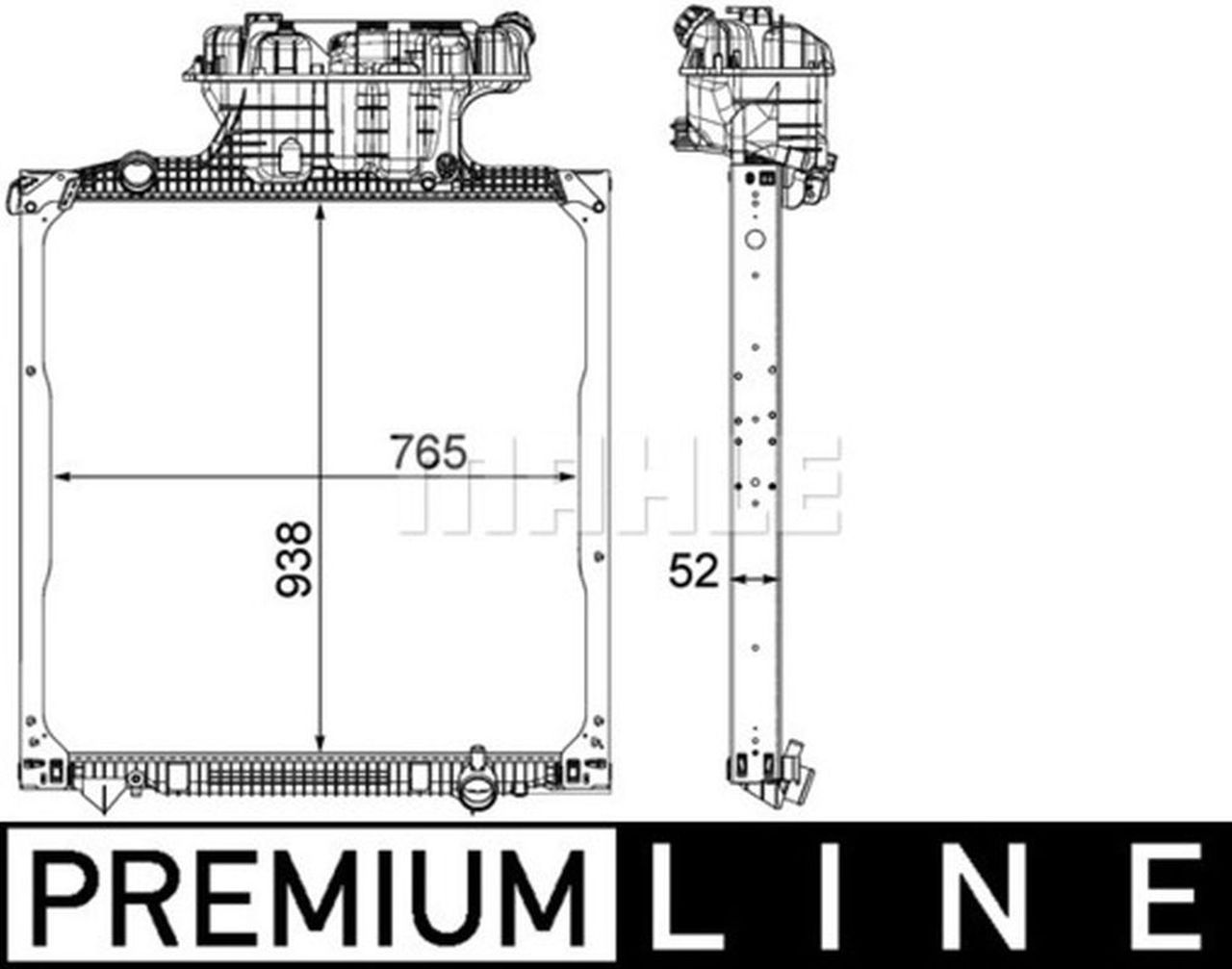 MAHLE Truck/Bus Radiator CR1038000P