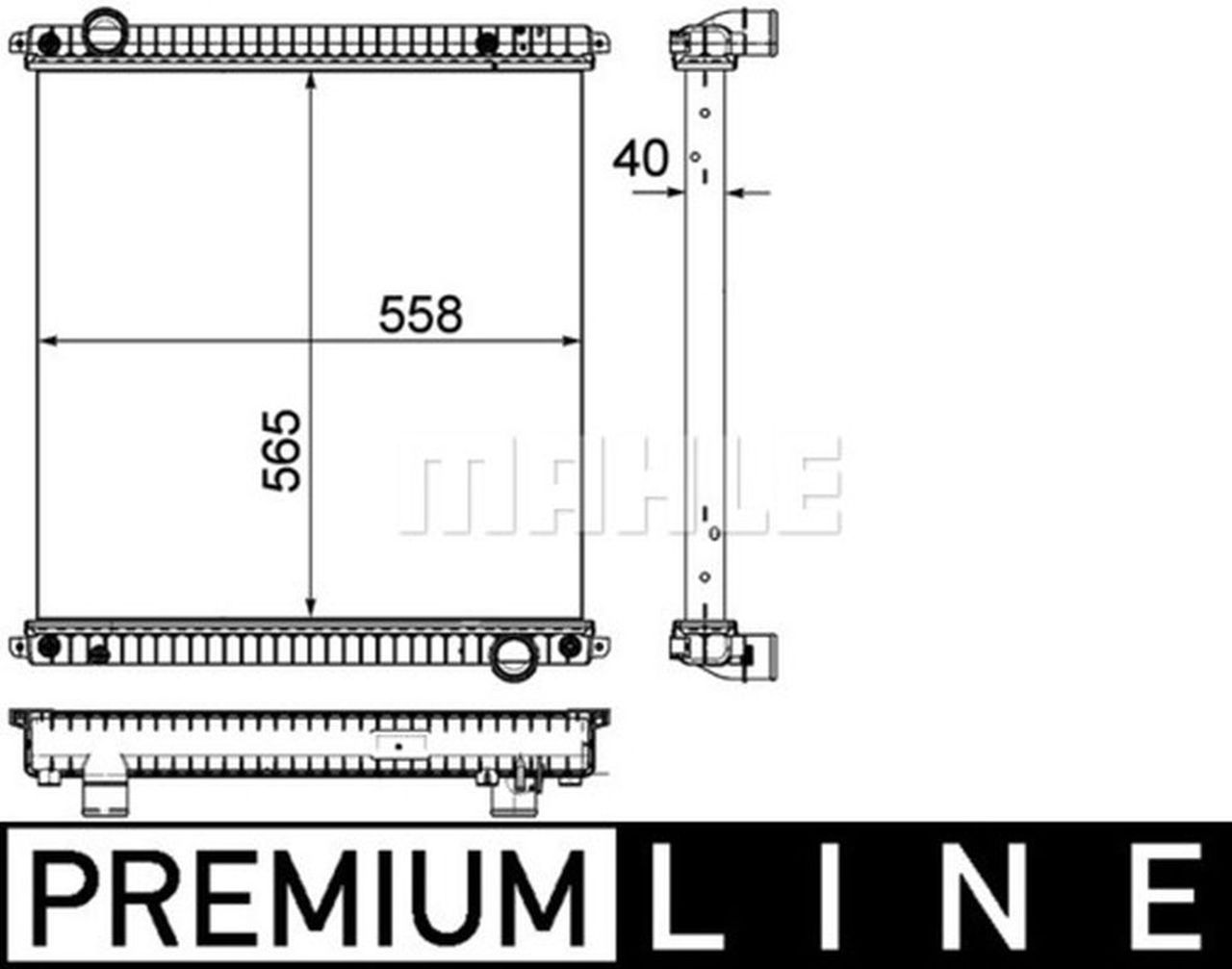 MAHLE Truck/Bus Radiator CR1046000P