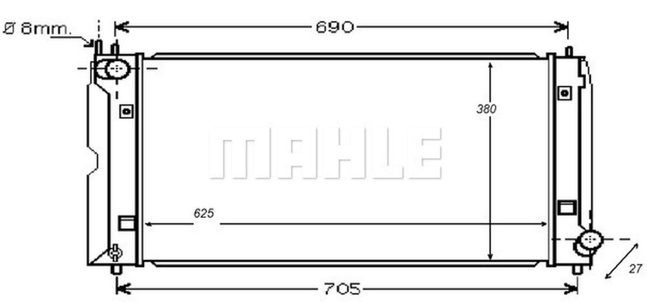 MAHLE PC Radiator CR1079000S