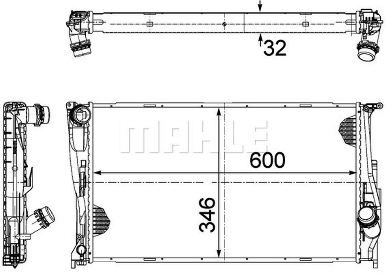 MAHLE PC Radiator CR1083000P