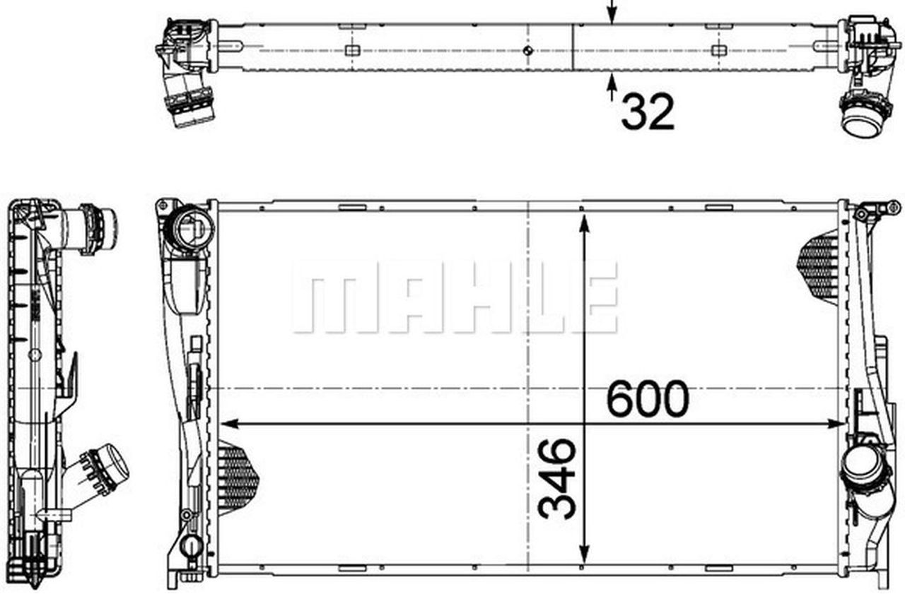 MAHLE PC Radiator CR1084000P