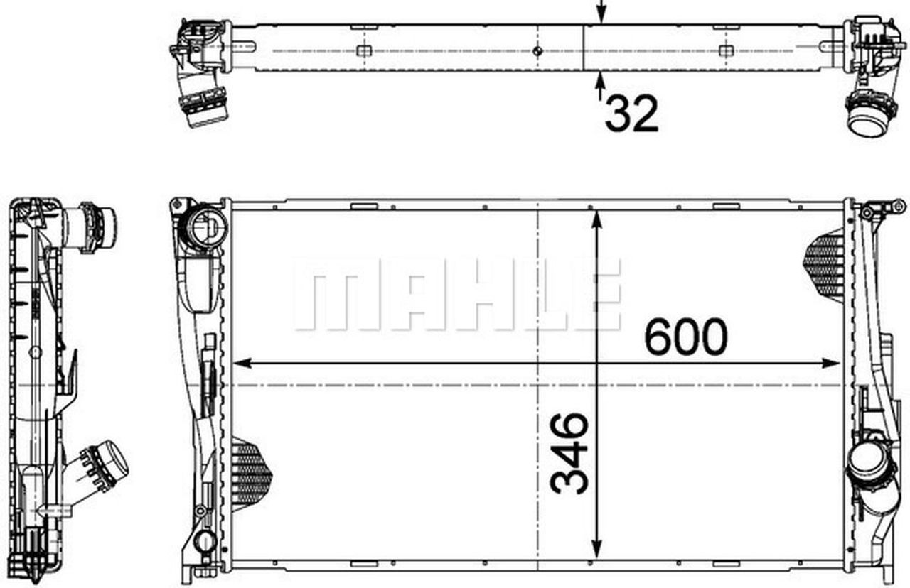 MAHLE PC Radiator CR1086000P