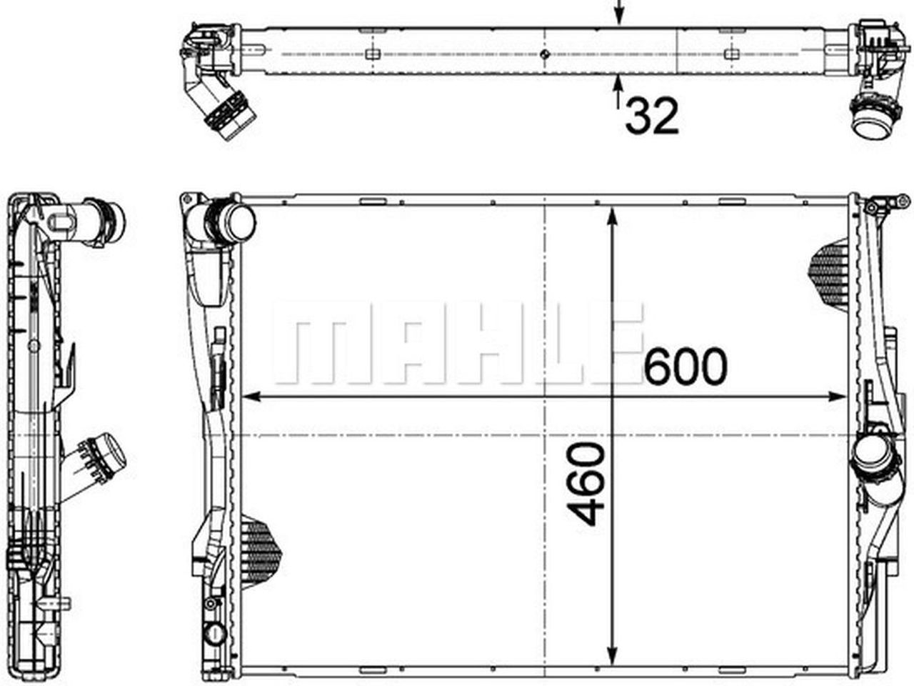 MAHLE PC Radiator CR1087000P