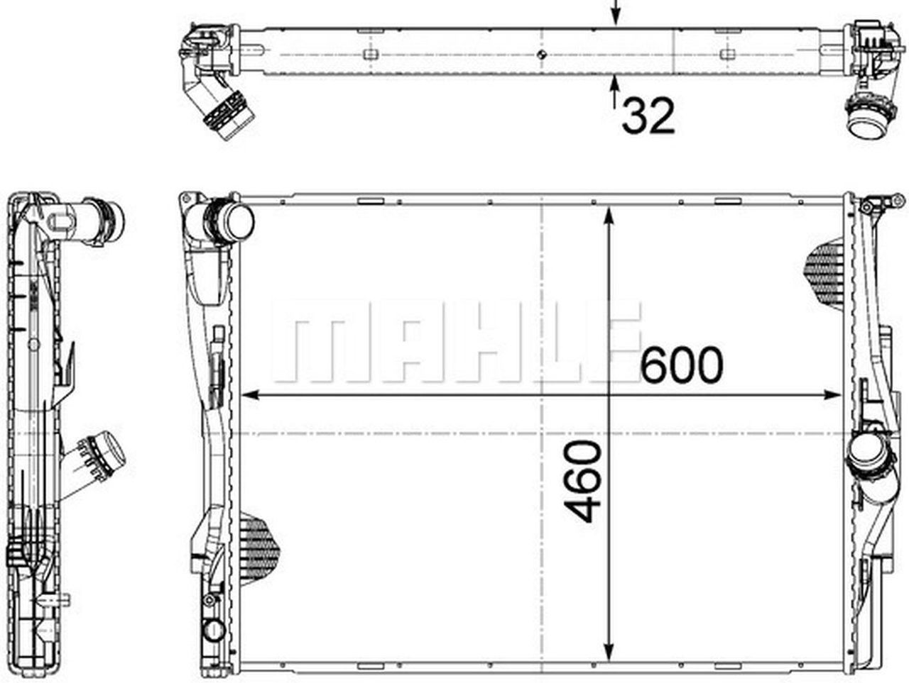 MAHLE PC Radiator CR1087000S