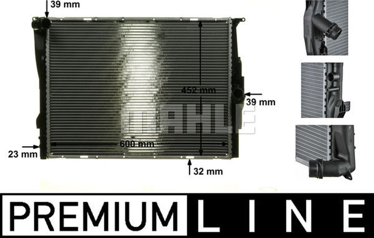 MAHLE Premium Line Coolant Radiator CR1090000P