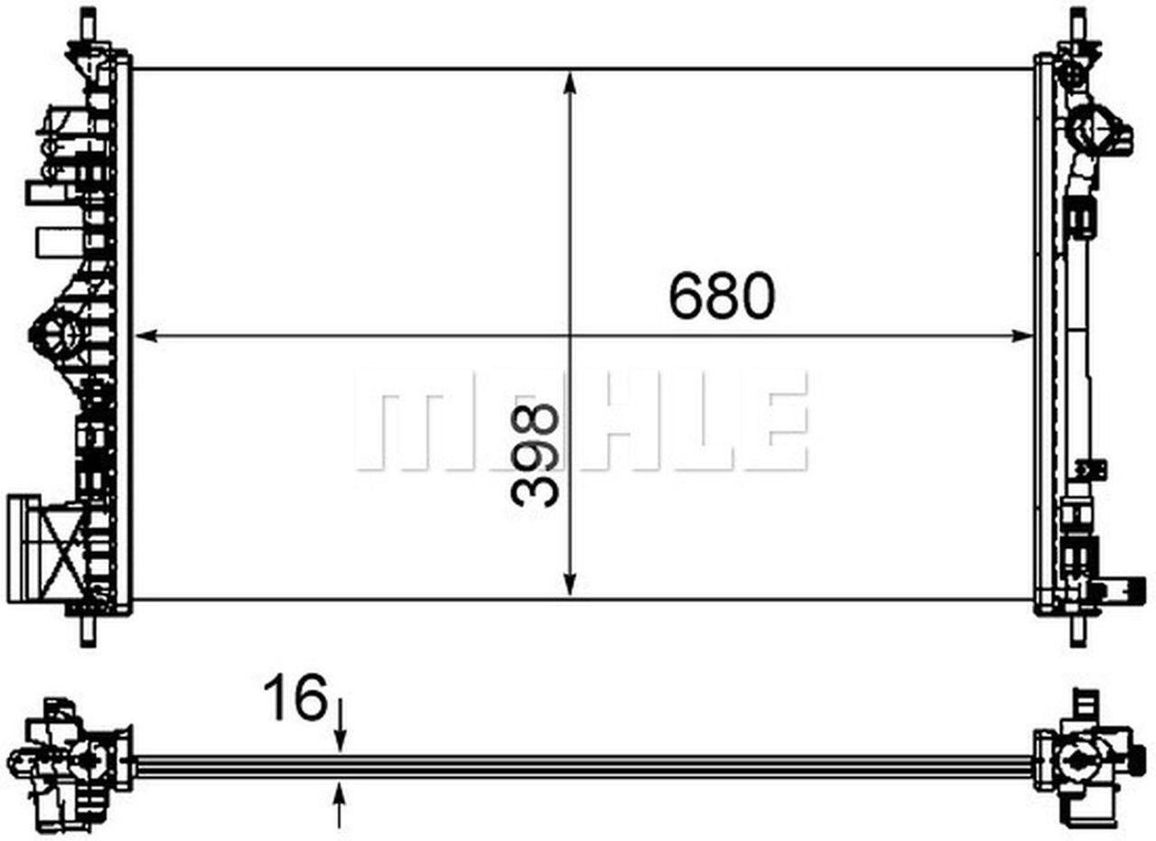 MAHLE PC Radiator CR1097000P