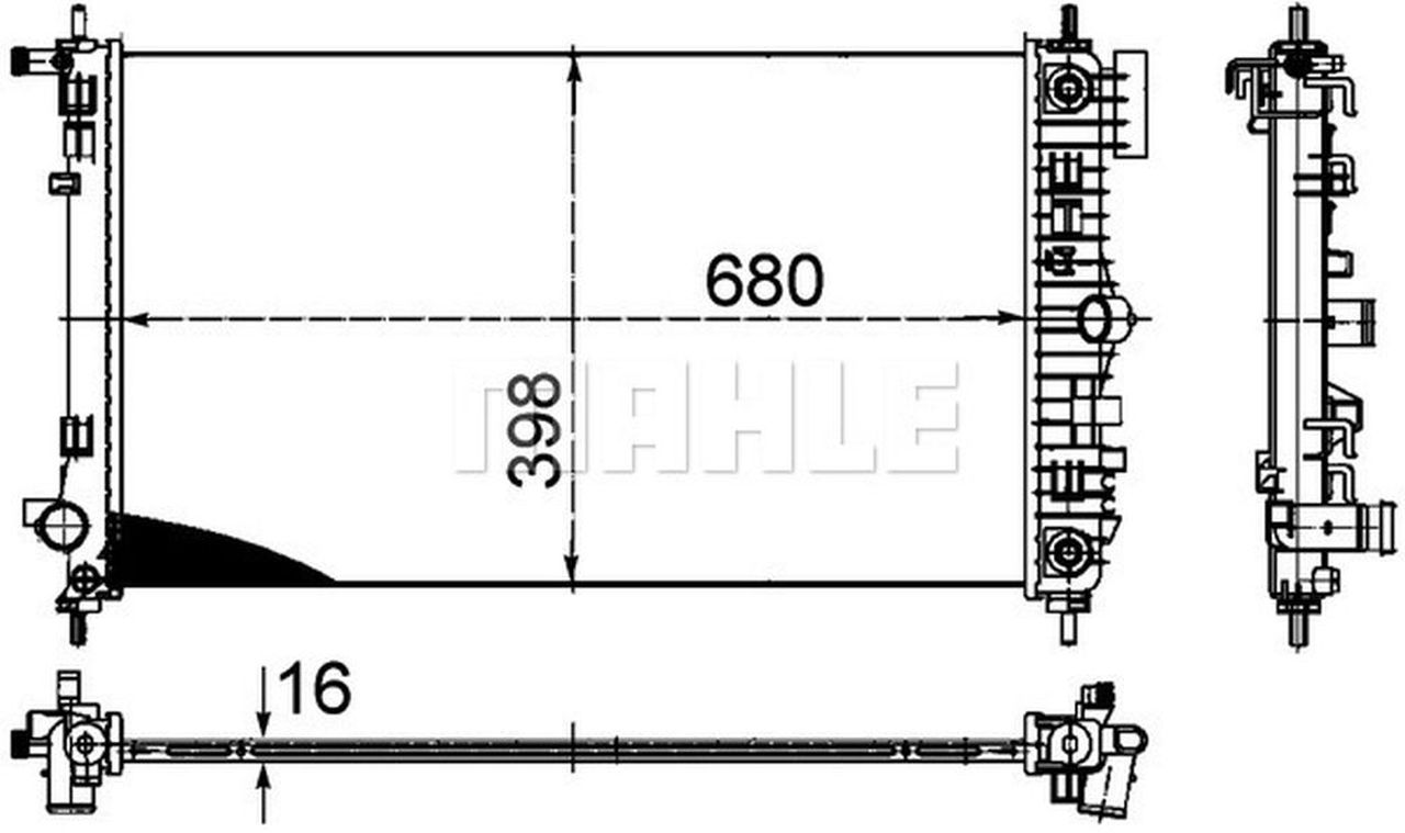 MAHLE PC Radiator CR1098000P