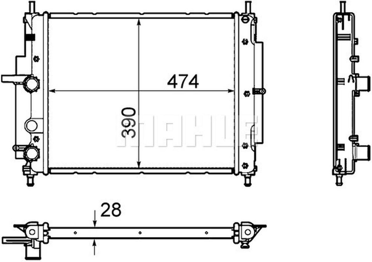 MAHLE PC Radiator CR1107000P