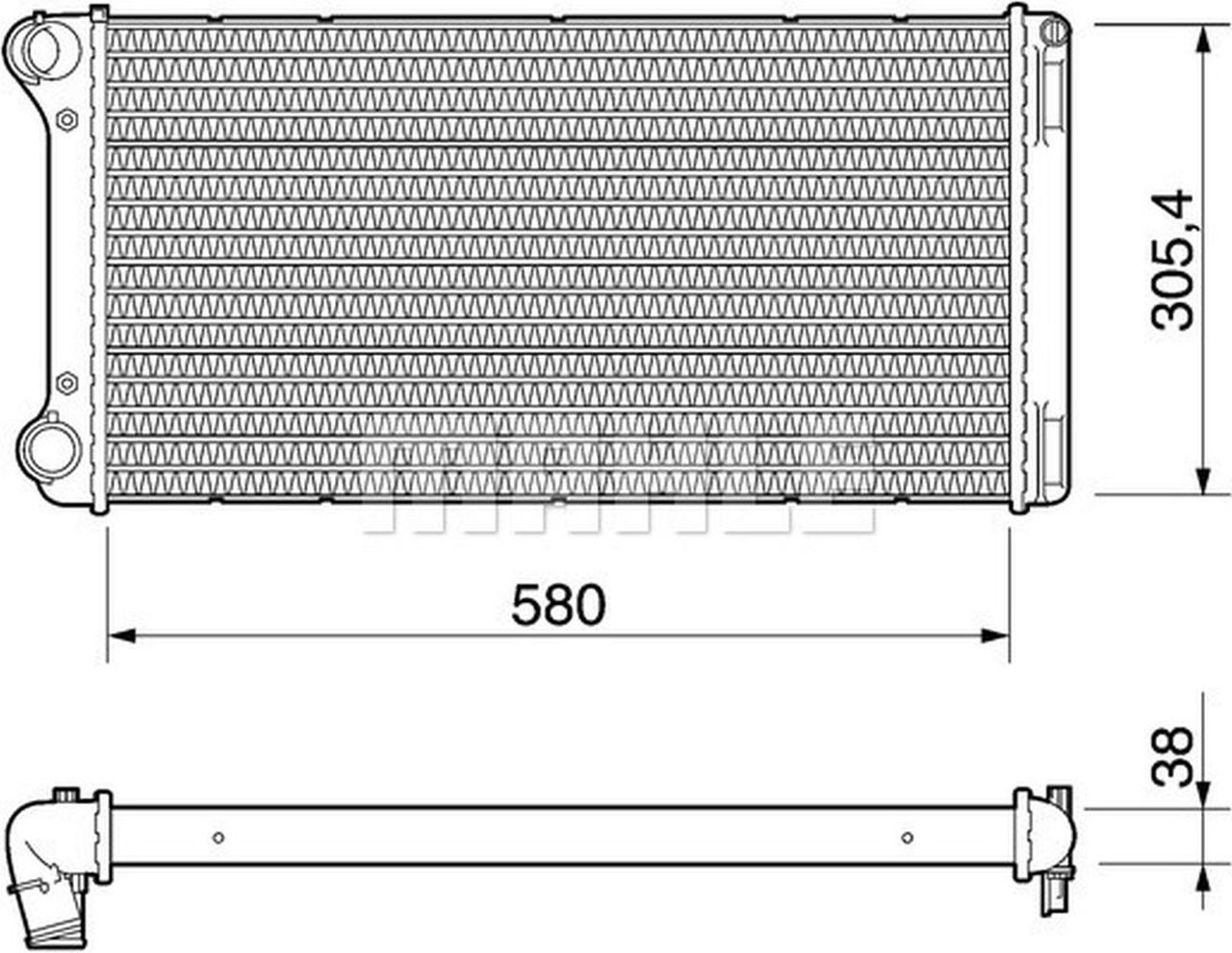 MAHLE PC Radiator CR1109000P