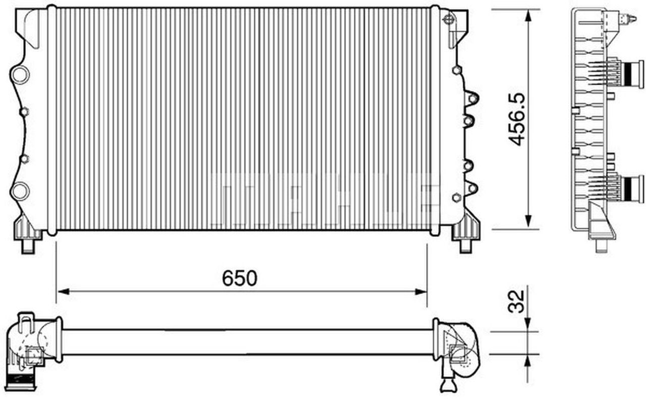 MAHLE PC Radiator CR1110000P